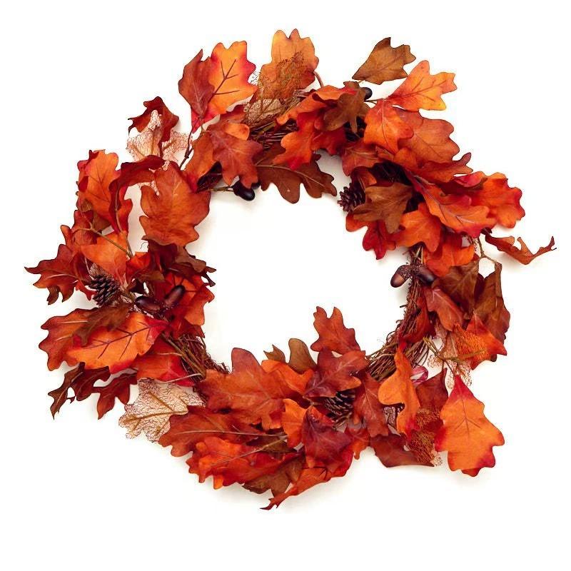 Artificial Plant Eucalyptus Festival Wreath Wedding Holiday Supply Door Home Decora Diy Gift Photo Props Flowers Background Wall