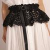 Corsetto con Fiore di Pizzo Fasce a Cintura per Donne Banchetto Elastico Stretto Vita Alta Modellante Cintura Modellante per il Corpo