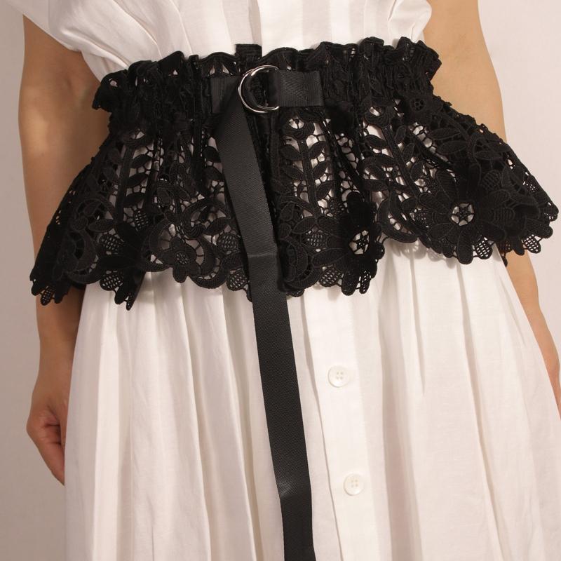 Corsetto con Fiore di Pizzo Fasce a Cintura per Donne Banchetto Elastico Stretto Vita Alta Modellante Cintura Modellante per il Corpo