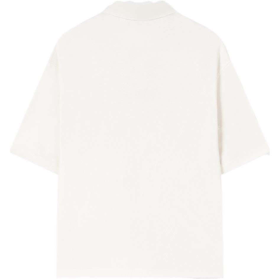 FILA Polo Shirt Unisex Milk Salt White F11U329105FIV