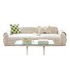 Cool-Touch Ice Silk Summer Sofa Cover Irregular Shape Cooling Mat Fixed Non-Slip Sofa Cover Smooth Breathable Simple Versatile