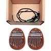8 Keys Finger Piano Wooden Finger Thumb Piano Musical Instrument Piano Music Lover Birthday Valentines Day Gifts