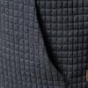 Men's Fashion Solid Color Casual Pullover Jacquard Sweat Men's Plaid Quilted Cotton Fabric Hooded Sweat
