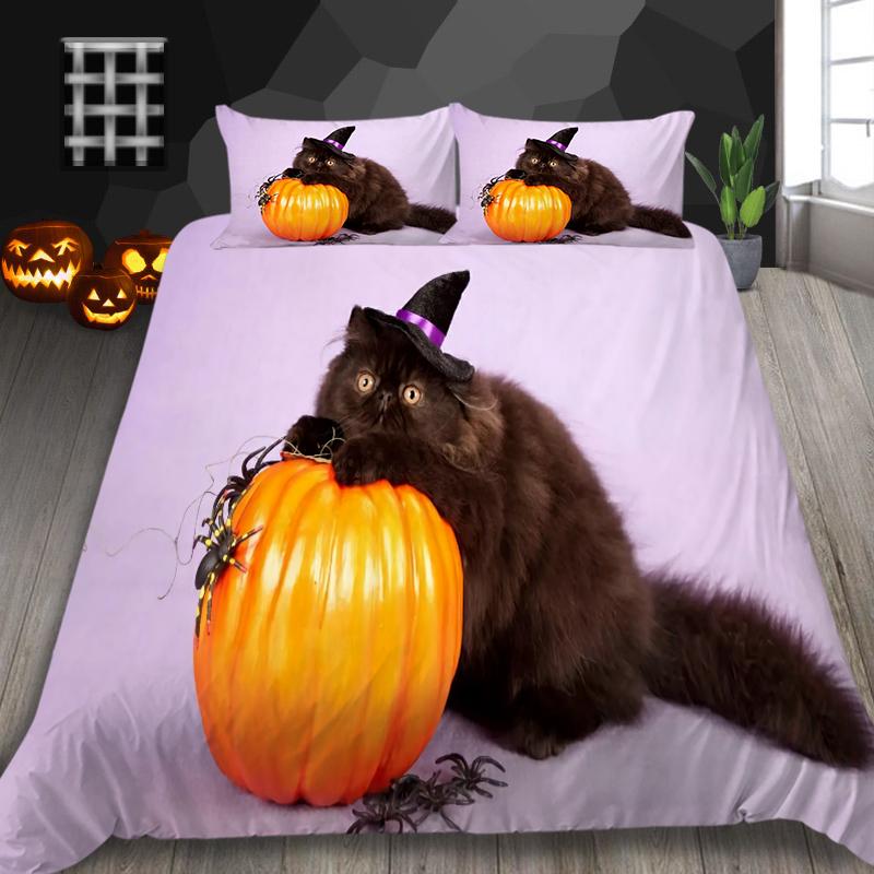 Halloween Duvet Cover Unique Design King Size Bedding 3D Printing Home Textiles Boy Girl Soft Bedding Cover Set