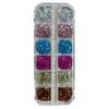 Polka Dot Glitter Nail Accessories Colorful Sequins Nail Decorations Nail Charms  Nail Salon