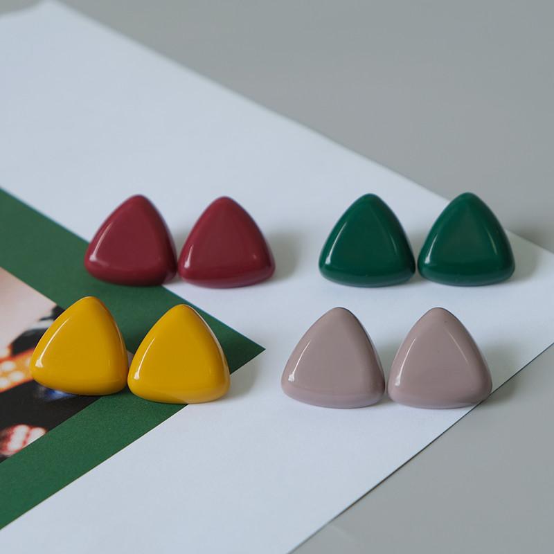 

CIRMMIS модные серьги из акриловой смолы для женщин, винтажные фиолетовые, красные крутые серьги-гвоздики, модные вечерние ювелирные аксессуары ручной работы