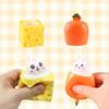 1/3/6/12 Stück Pop-Up Hase Karotte Quetschspielzeug Angstlinderung Poppender Hase Käse Fidget Spielzeug Langsam aufsteigend Entspannung Stressball Osterkorb Füllmaterial