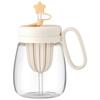TAFUCO Double-Layer Glass Tea Infuser Straw Bottle