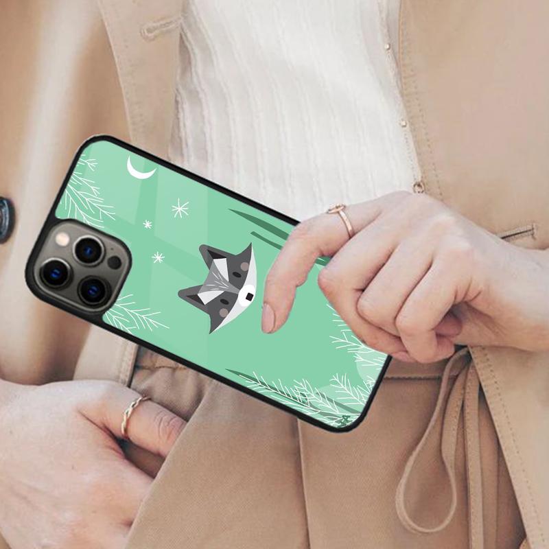 

Cartoon Raccoon Kawaii Magnetic Phone Case For APPLE iPhone 17 Air 16 14 13 12 Pro Max 15 Plus Wireless Charge MagSafe Cover iPhone 13mini