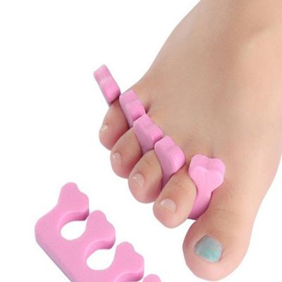 2 Stück = 1 Paar Zehenspreizer Finger Fuß Schwamm Weiches Gel UV Werkzeuge Salon Politur Maniküre Pediküre Nagelkunst Werkzeuge F413