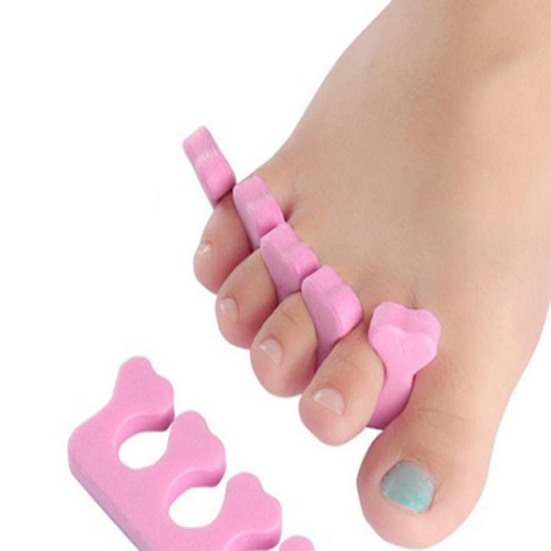 2pcs=1pair Toe Separators Finger Foot Sponge Soft Gel UV Tools Salon Polish Manicure Pedicure Nail Art Tools F413