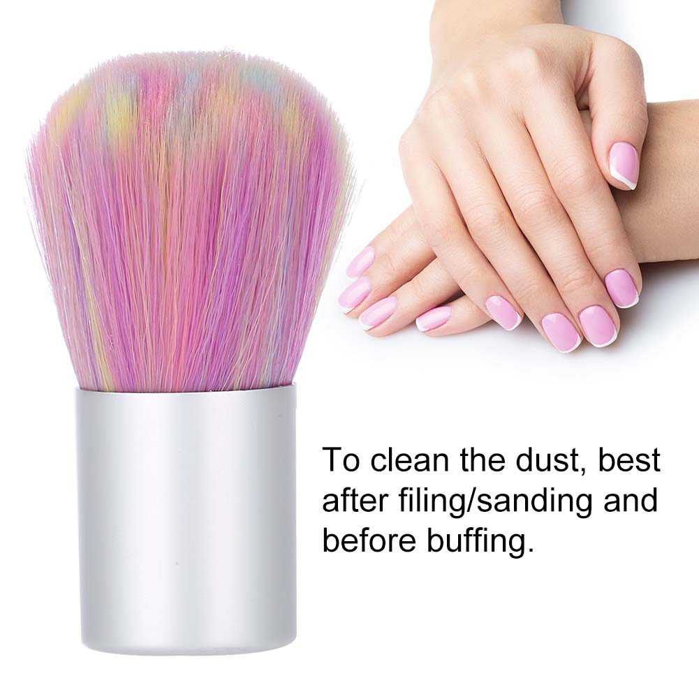 Soft Nail Cleaning Brush UV Gel Powder Dust Remover Tool Manicure Tool