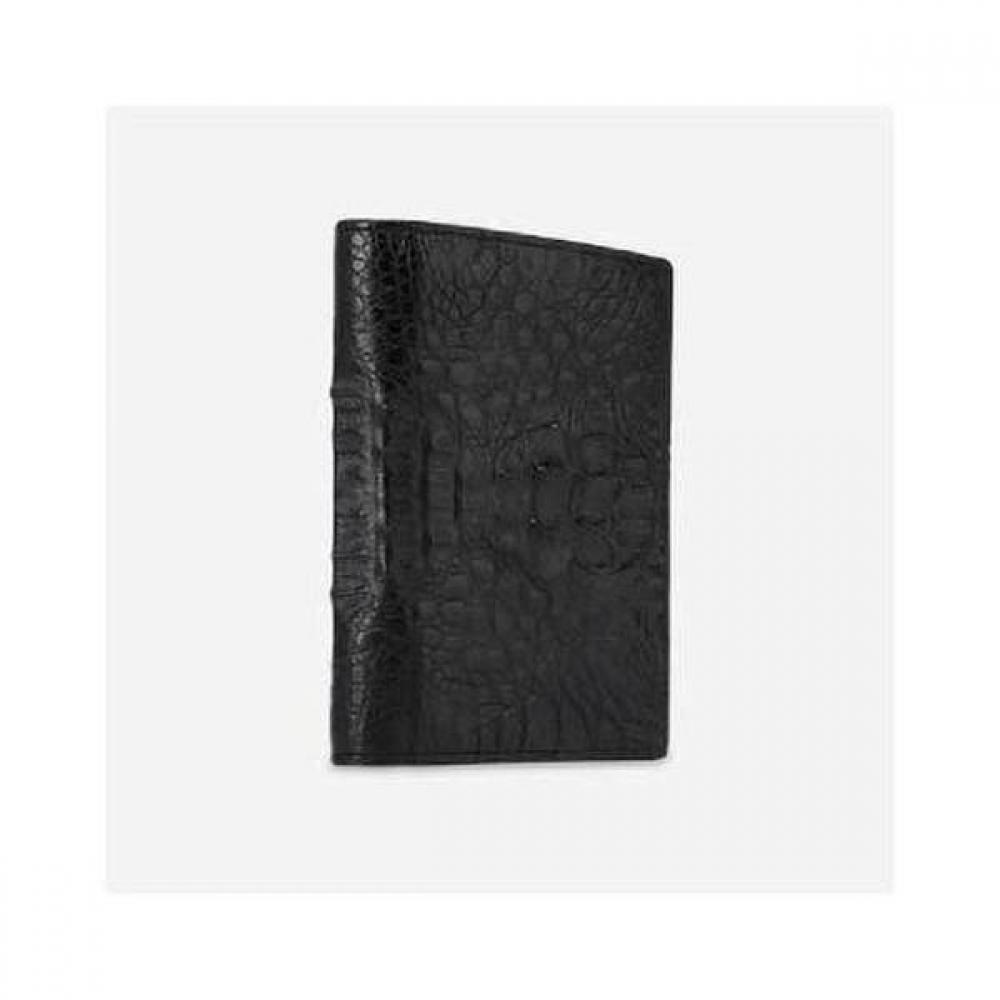 Daks Black Crocodile Leather Wallet Dbwa2e712bk