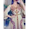 Women Belt Dress Dubai Middle East Women Clothes Sexy Embroidered Belt Belt Elegant Temperament Long Dress