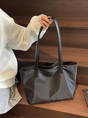 Women's Large Capacity Oxford Cloth Tote Bag - Stylish, Versatile, and Perfect for Commuting