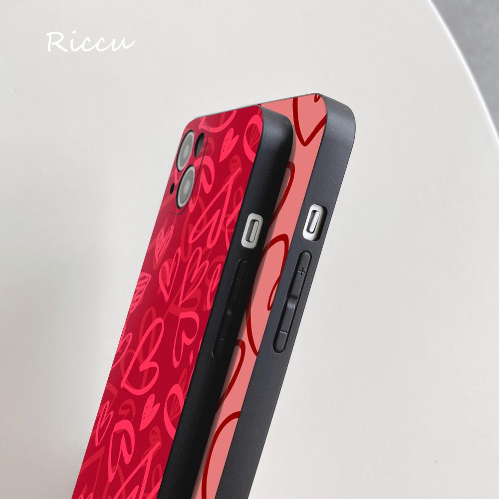 FOR IPhone 14 Cute Love Heart Phone Case 14 11 12 Pro 8 7 14 Plus X Pro 14 MAX 13 MINI XR XS Iphone 14 Plus Soft Phone Covers