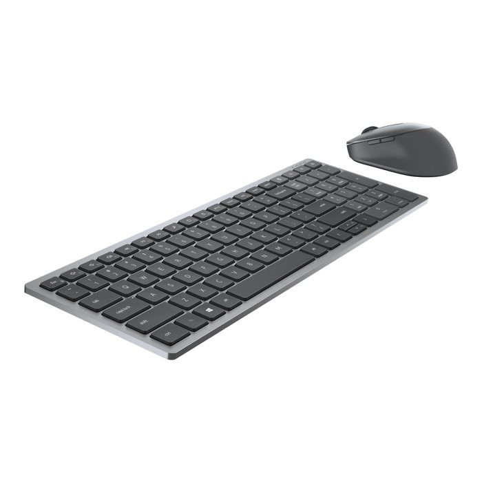 Kabellose Tastatur und Maus - DELL - KM7120W - QWERTY US International - Titangrau - 36 Monate Akkulaufzeit