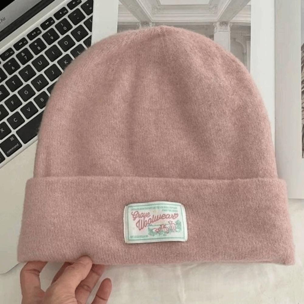 Keep Warm Knitted Pullover Hat Coldproof Beanies Cap Fashion Woolen Stacked Hat  Girls