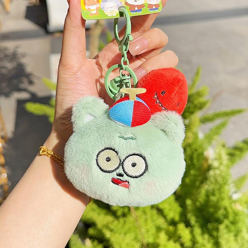 Cute Plants Vs Zombies Puppy Surprised And Cry Emotions Plush Pendant Doll