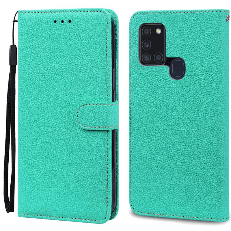 Pouzdro A21S pro Samsung Galaxy A21S Pouzdro Peněženka Kožené flipové pouzdro pro Samsung A21S Pouzdro A 21s A217F Měkký silikonový kryt Fundas