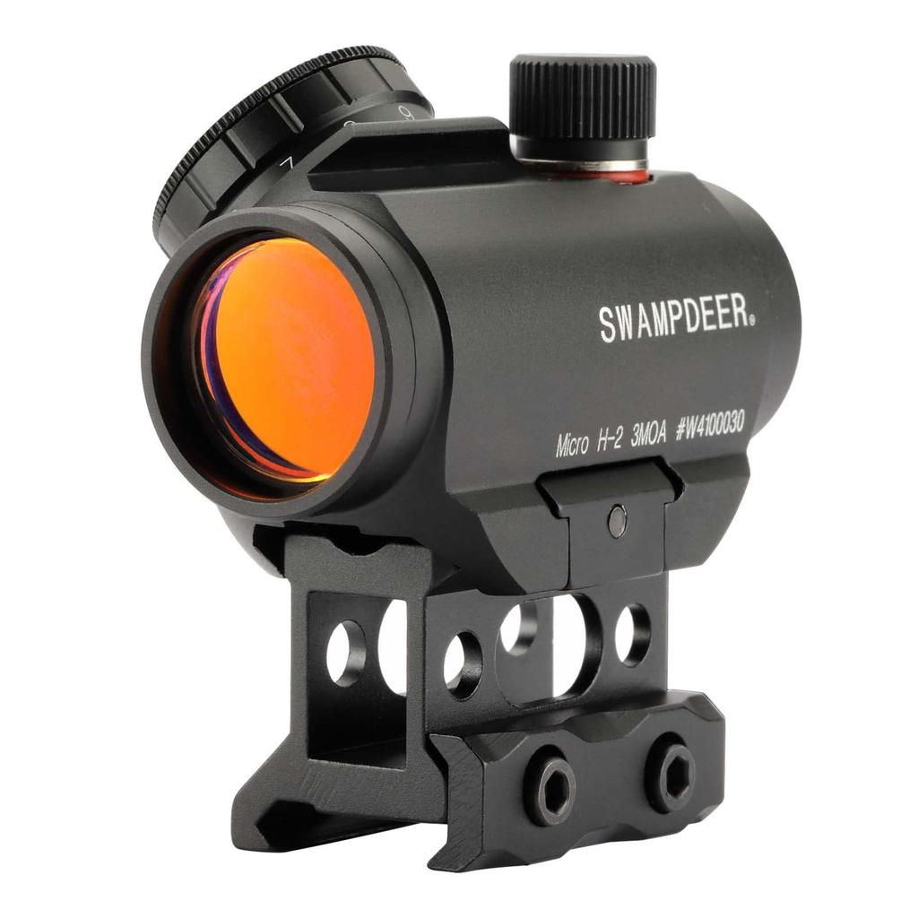 SWAMP DEER H2 T-1 Type Red Dot Sight, 20mm Rail Compatible, Airsoft Sight with High Mount, for M1K