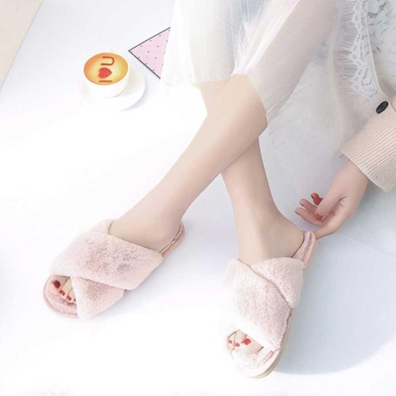 Winter Lovely Fur Slippers 3 Colors 250-255mm CH1925581 pink