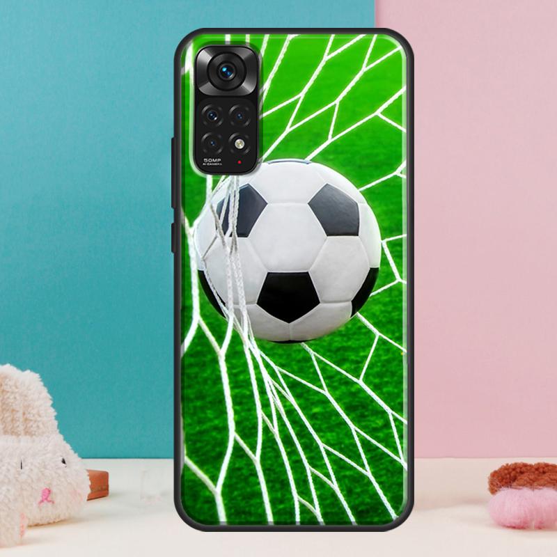 Football Soccer Ball Case For Xiaomi Redmi Note 12 11 10 9 8 Pro 9S 10S 11S 12S Redmi 12C 9A 9C 10A 10C Coque
