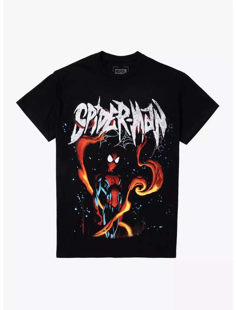 2026 New Genuine Venom Amazing Spider-Man Graphic Comic Print T-Shirt Unisex Short Sleeve Relaxed Plus Size Top