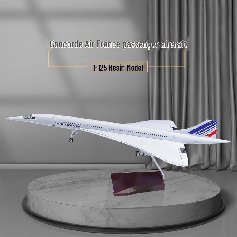 1:125 Concorde Supersonic Aircraft Model