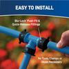 Medium-Area 1-Zone All-in-One Automatic Watering System with Smart Hose Timer and Wi-Fi Hub in Black for Efficient Outdoor Gard