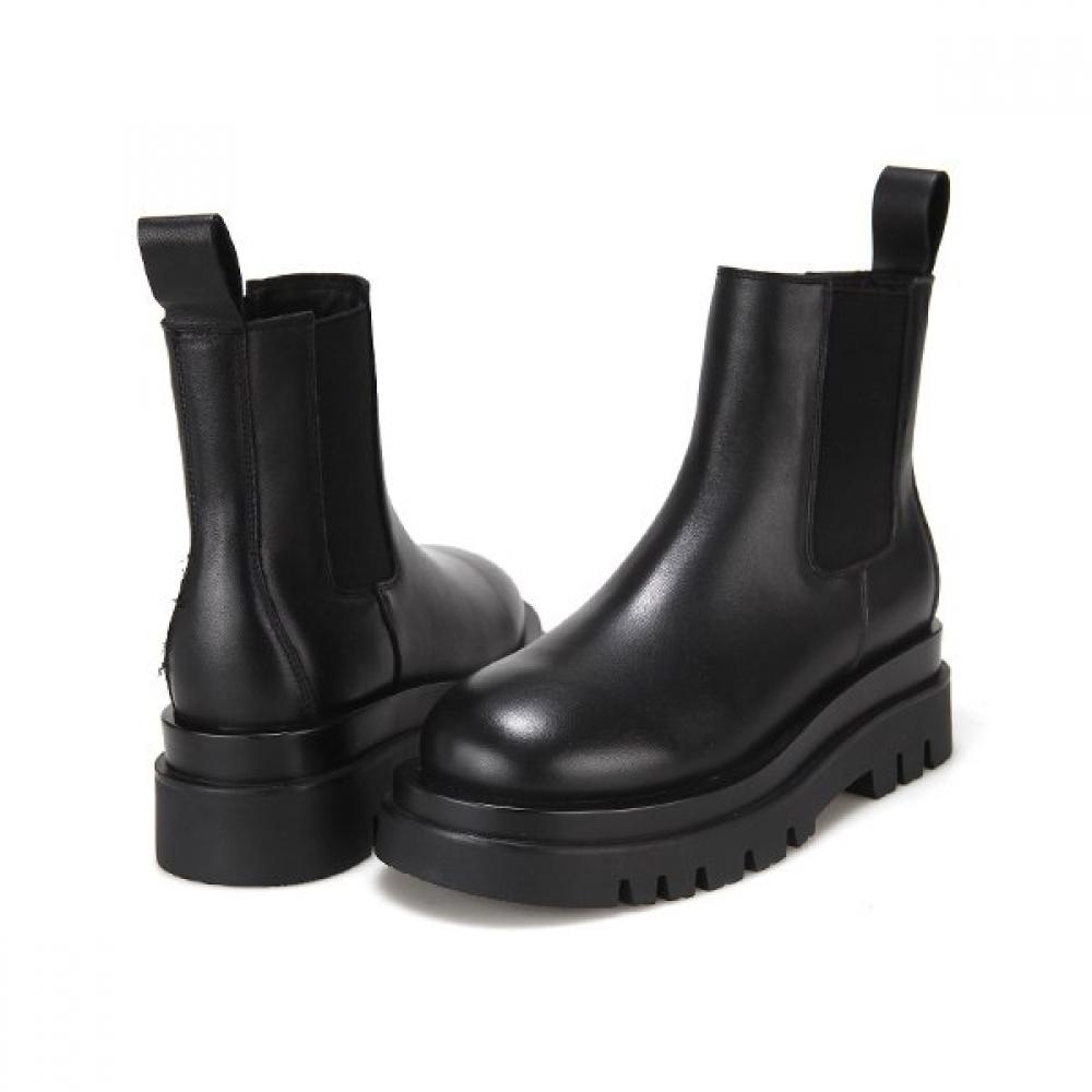 BARBARA Leather Chelsea Boots Daily 5cm Bbe862bk