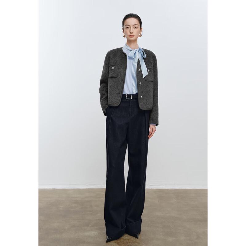 Eifini Women's Wool Blend Tweed Jacket