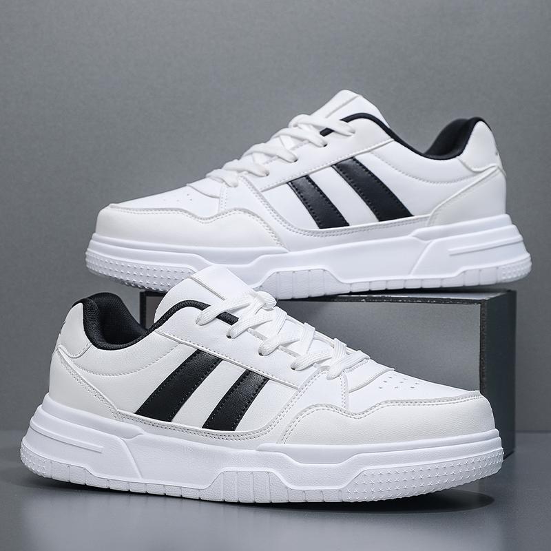 Übergröße 50 51 52 Herren Leder-Sneaker Lässige Sportschuhe Flache Skateboard-Schuhe Heißer Verkauf Für Dropshipping