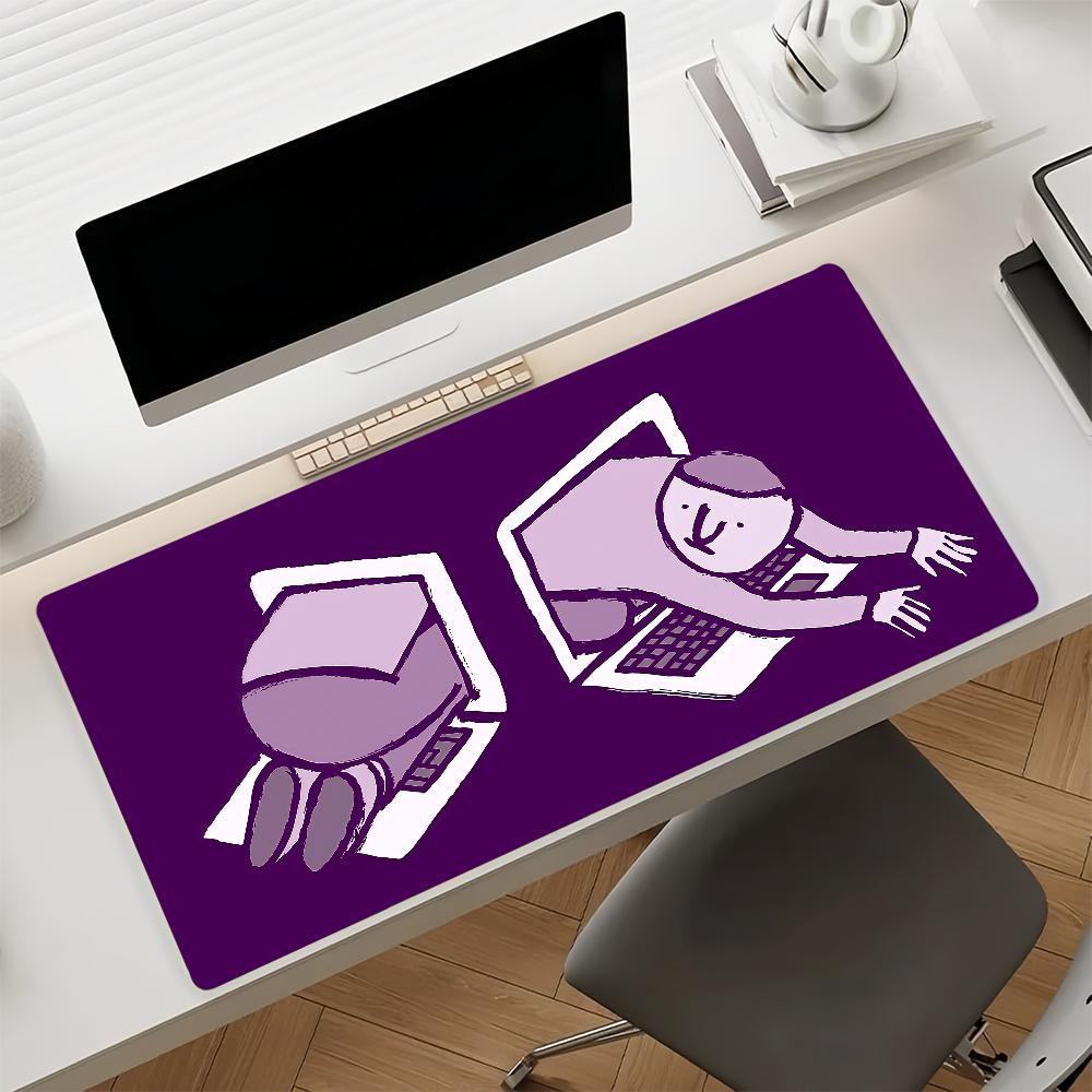 Art JJean JJullien Mouse Pad Nonslip Rubber Computer Mat Gamer Balance Decoracion Deskmat Laptop Office Large