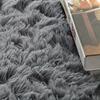 Solid Color Shaggy Rug Living Room Coffee Table Washable Floor Mat Full Bedroom Scandinavian Ins Carpet