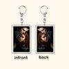 Movie Twilight Vampire Keychain for Accessories Bag Pendant Bella Swan Edward Cullen Eclipse Key Chain Keyring Jewelry Fans Gift