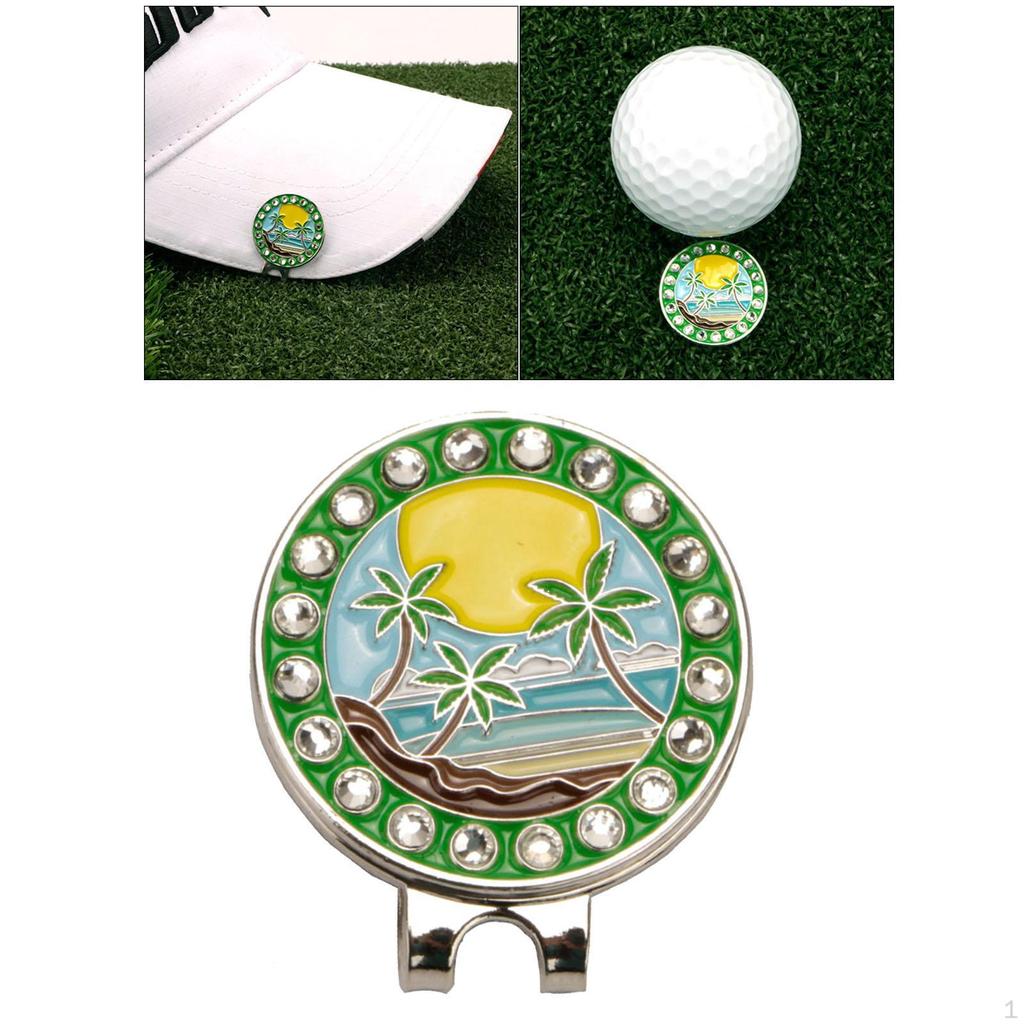 Golf Ball Markers Ladies Women Marker Hat Easily Attach To S Golfer Keepsake