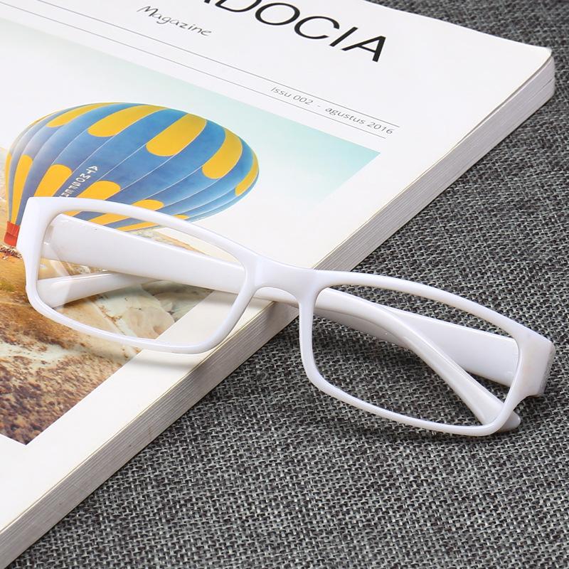 

Прозрачная оправа очков в стиле ретро Харадзюку для мужчин и женщин. frame white piece белый