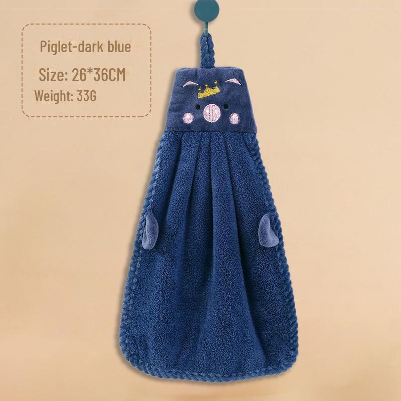 

Быстросохнущее милое коралловое мультяшное полотенце для ванной/кухни