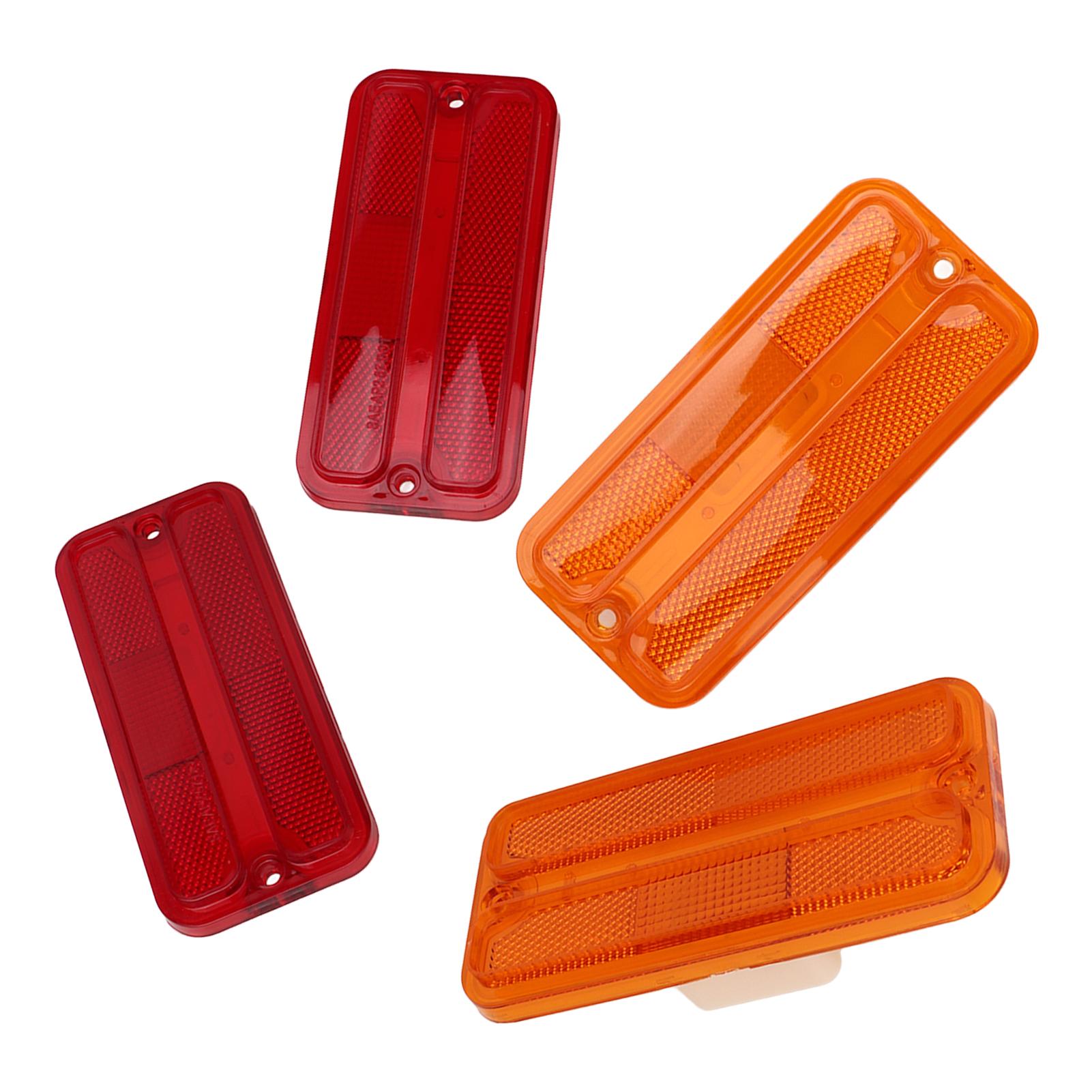

Front Rr Side Marker Light Set 0849520 Indicator Lamp Set Replacement for GSeries Van 19681972