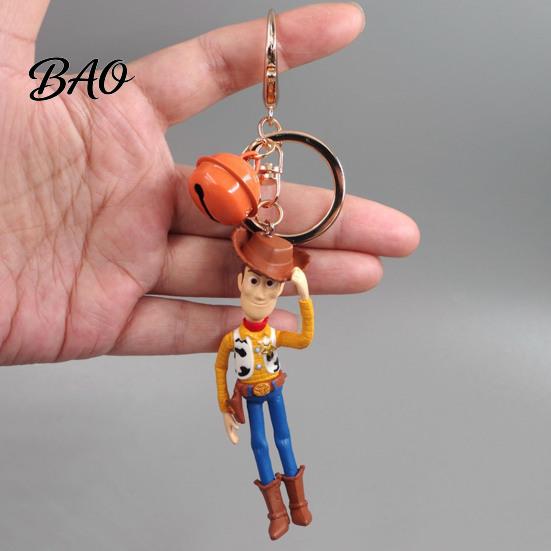 Kids Car Air Freshener Keychain Pendant, Woody Buzz Lightyear Freshener, Aromatherapy Vent Clip Accessory for Toy Fan Gift Character Pendant