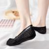 Summer Ultra-thin Low-cut Breathable Invisible Lace Boat Socks Sexy Non-slip Silicone Shallow Socks for Women