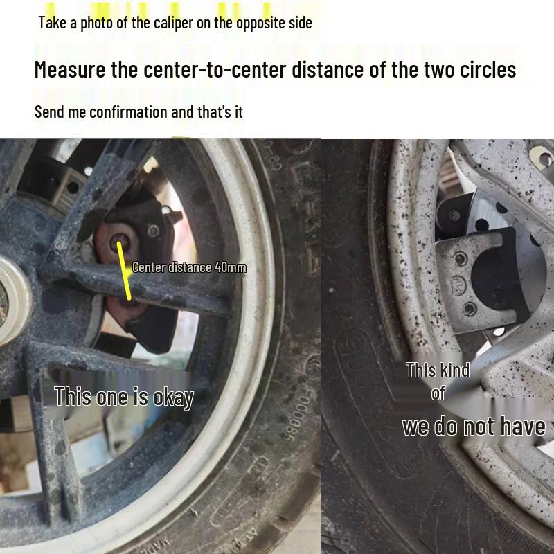 Yadi Tailing Emma Lvyuan Elektrofahrzeug Vorder- und Hinterrad Scheibenbremsbeläge