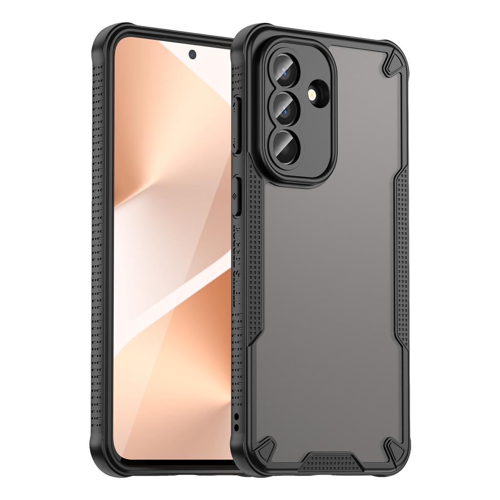 For Samsung Galaxy A57 5G Case PC + TPU Semi-Transparent Frosted Finish Protective Phone Cover