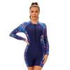 Conservative Long-sleeved Swimsuit Women's Tight Surfer Boxers Sunscreen Swimsuit