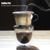 Detachable Water Segregator Coffee Drip Pot Stainless Steel Coffee Maker  Outdoor Use