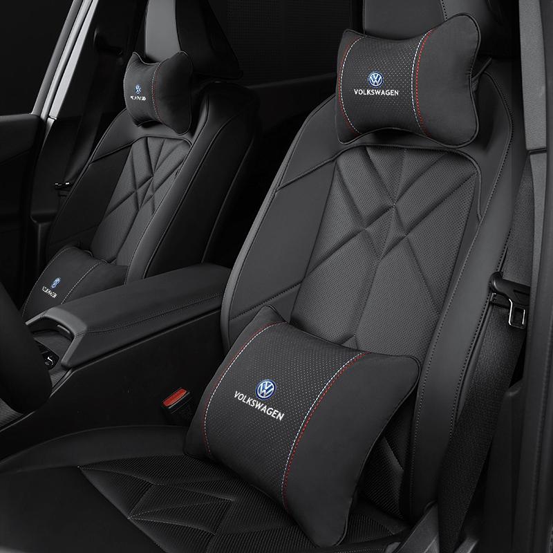 2026 Karštas Volkswagen VW 2025 Volkswagen VW Golf Amarok T5 ID3 T-Cross Jetta T-ROC Suede Automobilio Kaklo Pagalvėlė Pagalvėlė Juosmeniui S