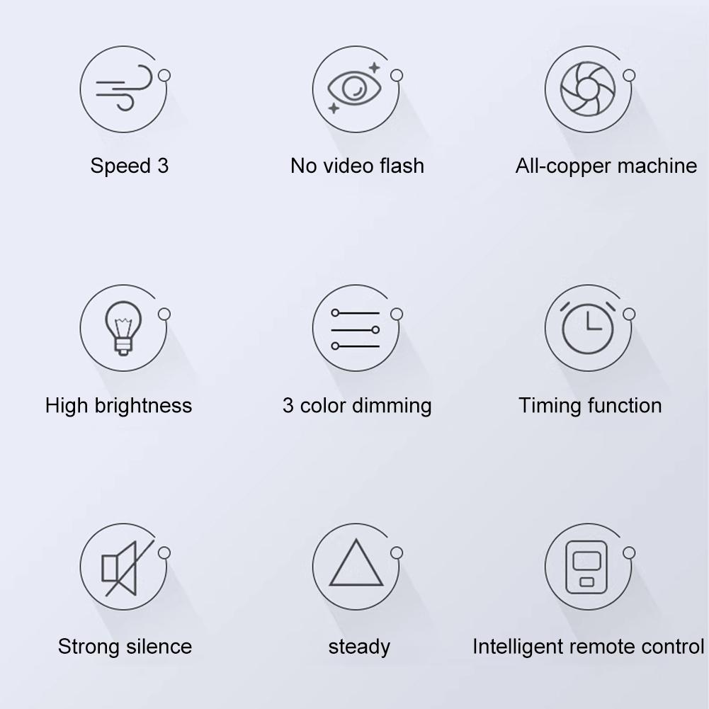 Fandelier Ceiling Fan Remote Control Chandelier Ceiling Fan 3 Colour Temperatures Dimmable for Bedroom Living Room Dinning Room