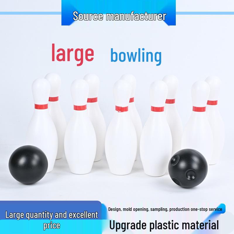 Large Children's Indoor/Outdoor Bowling Toy Set – Kindergarten Sports Balls for Boys