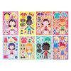 8Pcs Diy Stickers Puzzle Face Changing Stickers Animal Assemble Game Montessori Cognition Educational Toys For Children Kids